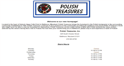 Desktop Screenshot of polishtreasures.com